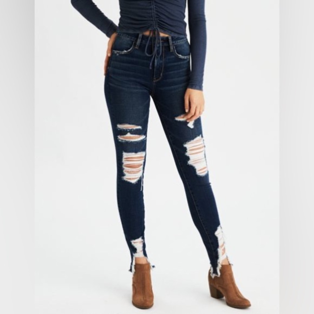 American Eagle Distressed Jeggings